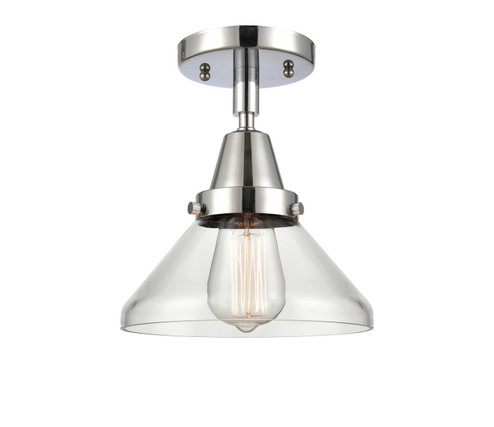 Caden One Light Flush Mount in Polished Chrome (405|447-1C-PC-G4472)