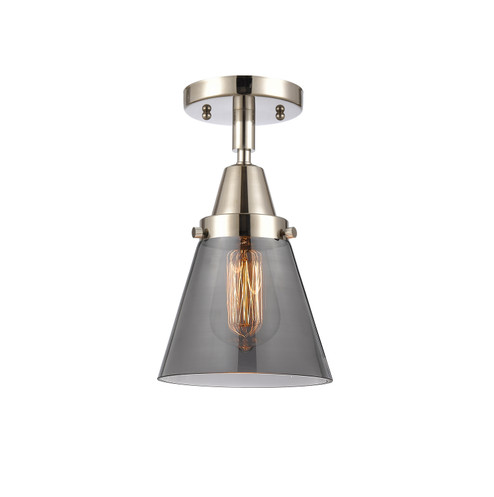 Caden One Light Flush Mount in Polished Nickel (405|447-1C-PN-G63)