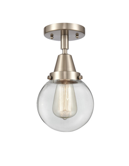Caden LED Flush Mount in Brushed Satin Nickel (405|447-1C-SN-G202-6-LED)