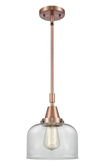 Caden LED Mini Pendant in Antique Copper (405|447-1S-AC-G72-LED)