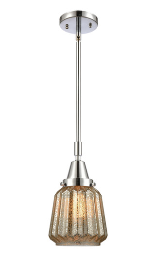 Caden One Light Mini Pendant in Polished Chrome (405|447-1S-PC-G146)