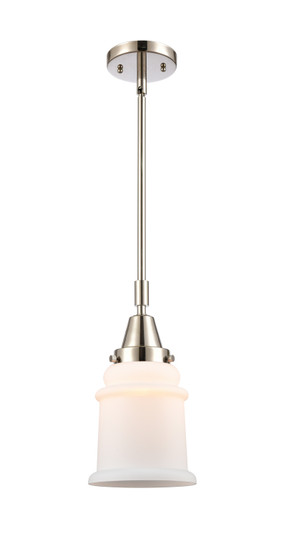 Caden One Light Mini Pendant in Polished Nickel (405|447-1S-PN-G181)