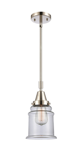 Caden One Light Mini Pendant in Polished Nickel (405|447-1S-PN-G182)