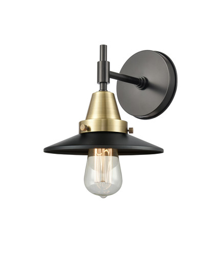 Caden One Light Wall Sconce in Black Antique Brass (405|447-1W-BAB-M6-BK)