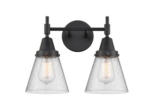 Caden Two Light Bath Vanity in Matte Black (405|447-2W-BK-G64)