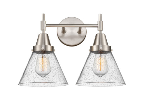 Caden LED Bath Vanity in Satin Nickel (405|447-2W-SN-G44-LED)