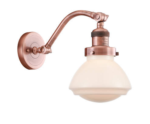 Franklin Restoration LED Wall Sconce in Antique Copper (405|515-1W-AC-G321-LED)