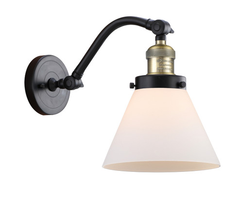 Franklin Restoration One Light Wall Sconce in Black Antique Brass (405|515-1W-BAB-G41)