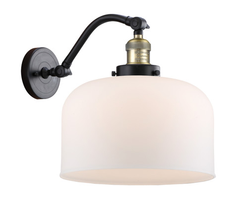 Franklin Restoration One Light Wall Sconce in Black Antique Brass (405|515-1W-BAB-G71-L)