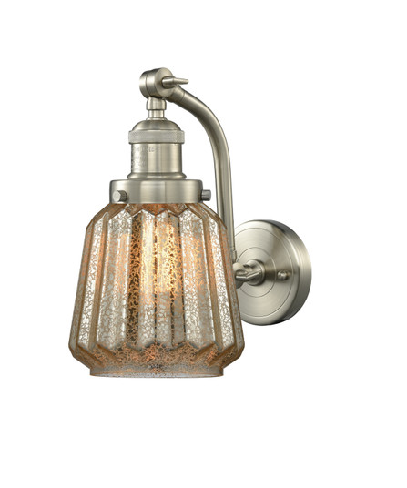 Franklin Restoration One Light Wall Sconce in Brushed Satin Nickel (405|515-1W-SN-G146)