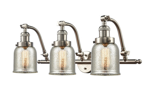 Franklin Restoration Three Light Bath Vanity in Brushed Satin Nickel (405|515-3W-SN-G58)
