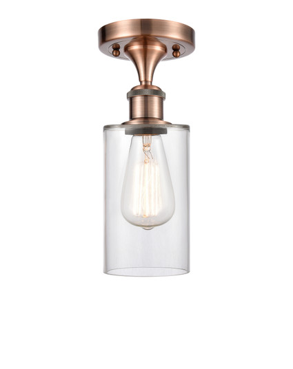 Ballston One Light Semi-Flush Mount in Antique Copper (405|516-1C-AC-G802)
