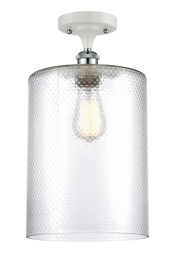 Ballston LED Semi-Flush Mount in White Polished Chrome (405|516-1C-WPC-G112-L-LED)