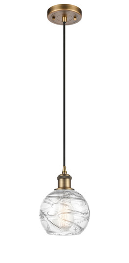 Ballston LED Mini Pendant in Brushed Brass (405|516-1P-BB-G1213-6-LED)