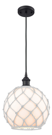 Ballston One Light Mini Pendant in Matte Black (405|516-1P-BK-G121-10RW) Ballston One Light Mini Pendant in Matte Black (405|516-1P-BK-G121-10RW)