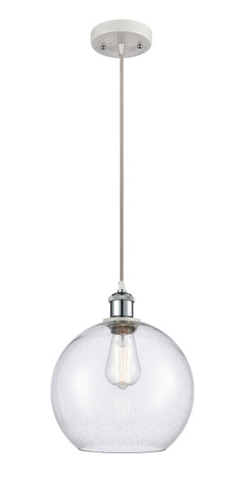 Ballston LED Mini Pendant in White Polished Chrome (405|516-1P-WPC-G124-10-LED)