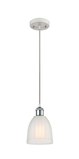 Ballston One Light Mini Pendant in White Polished Chrome (405|516-1P-WPC-G441)