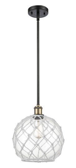 Ballston One Light Mini Pendant in Black Antique Brass (405|516-1S-BAB-G122-10RW)