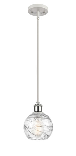 Ballston One Light Mini Pendant in White Polished Chrome (405|516-1S-WPC-G1213-6)