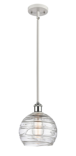 Ballston One Light Mini Pendant in White Polished Chrome (405|516-1S-WPC-G1213-8)
