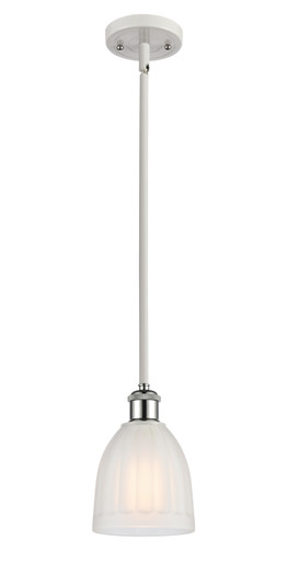 Ballston One Light Mini Pendant in White Polished Chrome (405|516-1S-WPC-G441)