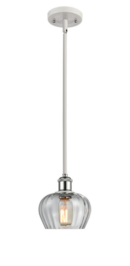 Ballston One Light Mini Pendant in White Polished Chrome (405|516-1S-WPC-G92)