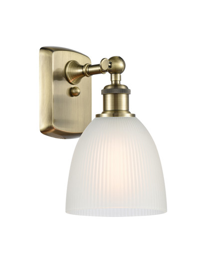 Ballston LED Wall Sconce in Antique Brass (405|516-1W-AB-G381-LED)