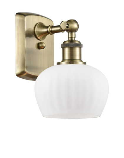 Ballston One Light Wall Sconce in Antique Brass (405|516-1W-AB-G91) Ballston One Light Wall Sconce in Antique Brass (405|516-1W-AB-G91)