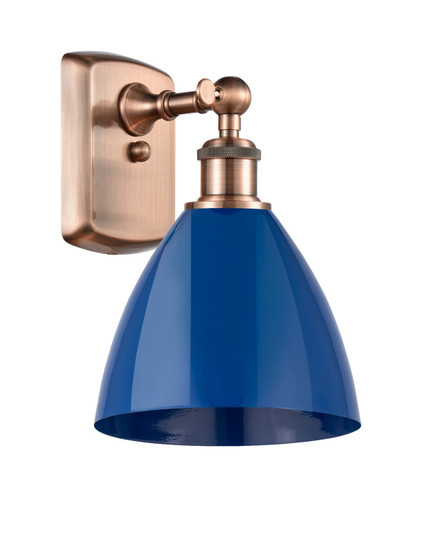 Ballston One Light Wall Sconce in Antique Copper (405|516-1W-AC-MBD-75-BL)