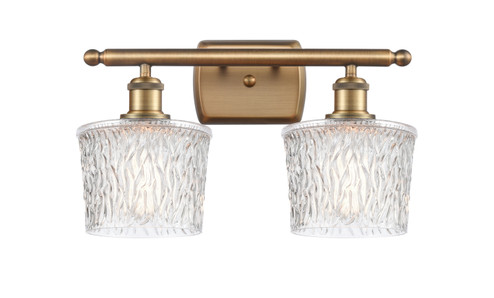 Ballston Two Light Bath Vanity in Brushed Brass (405|516-2W-BB-G402)