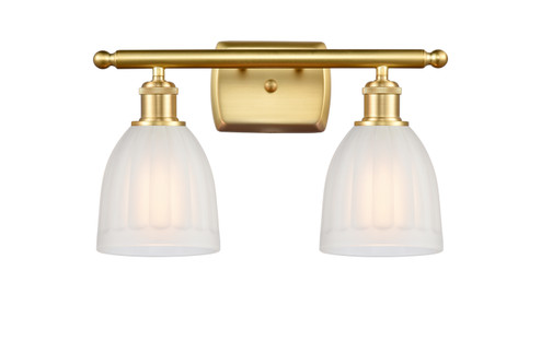 Ballston Two Light Bath Vanity in Satin Gold (405|516-2W-SG-G441)