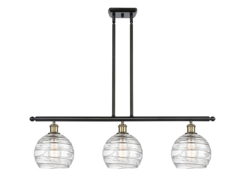 Ballston Three Light Island Pendant in Black Antique Brass (405|516-3I-BAB-G1213-8)