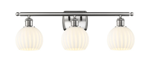 Ballston LED Bath Vanity in Antique Brass (405|516-3W-AB-G124-6-LED)