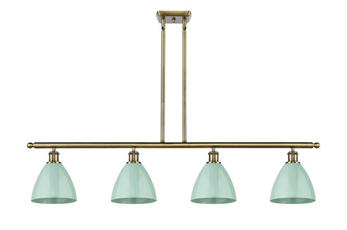 Ballston Four Light Island Pendant in Antique Brass (405|516-4I-AB-MBD-75-SF)