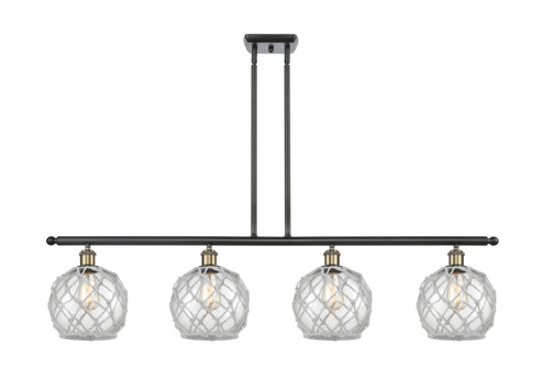 Ballston LED Island Pendant in Black Antique Brass (405|516-4I-BAB-G122-8RW-LED)