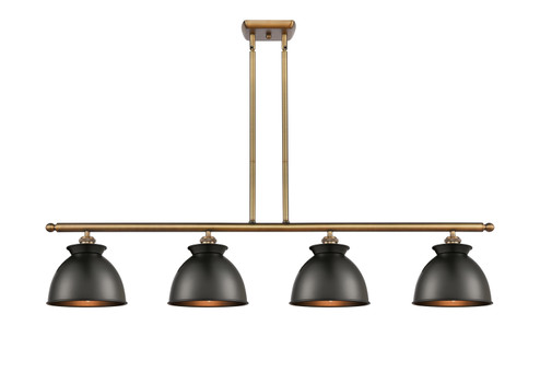 Ballston Four Light Island Pendant in Brushed Brass (405|516-4I-BB-M14-BK)