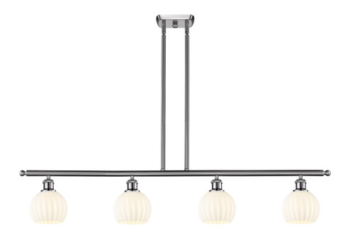 Ballston LED Island Pendant in Matte Black (405|516-4I-BK-G124-6-LED)