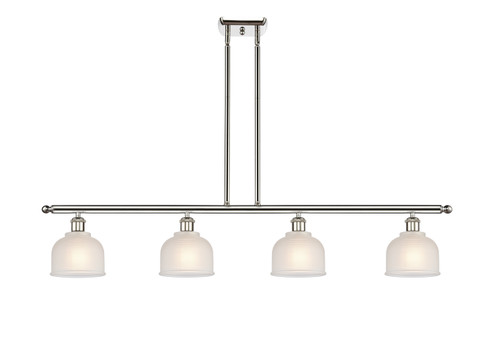 Ballston Four Light Island Pendant in Polished Nickel (405|516-4I-PN-G411)