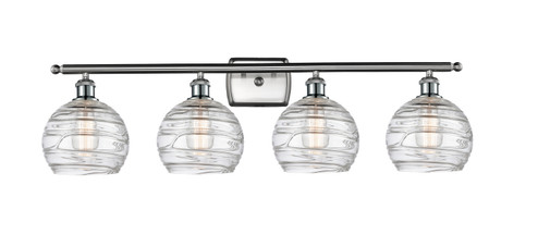 Ballston Four Light Bath Vanity in Brushed Satin Nickel (405|516-4W-SN-G1213-8)