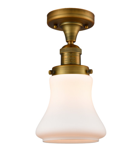 Franklin Restoration LED Semi-Flush Mount in Brushed Brass (405|517-1CH-BB-G191-LED)