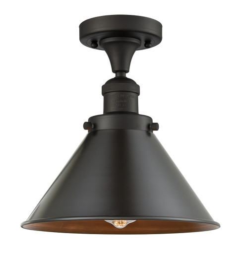 Franklin Restoration One Light Semi-Flush Mount in Oil Rubbed Bronze (405|517-1CH-OB-M10-OB)