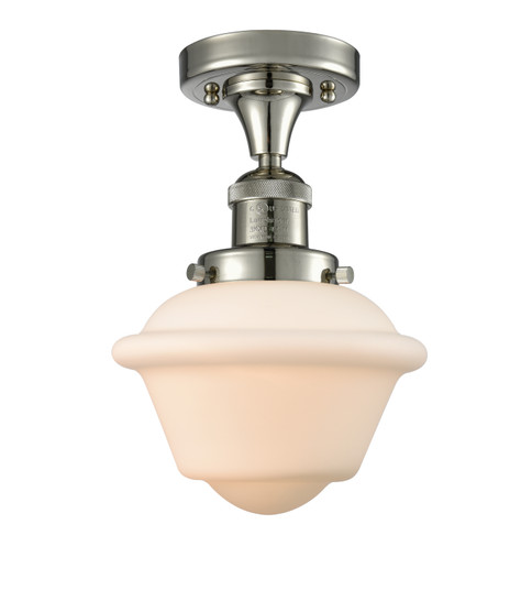 Franklin Restoration LED Semi-Flush Mount in Polished Nickel (405|517-1CH-PN-G531-LED)