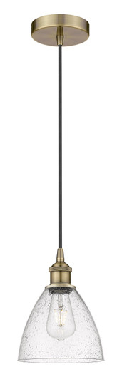 Edison One Light Mini Pendant in Antique Brass (405|616-1P-AB-GBD-754)