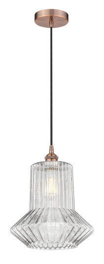 Edison LED Pendant in Antique Copper (405|616-1P-AC-G212)