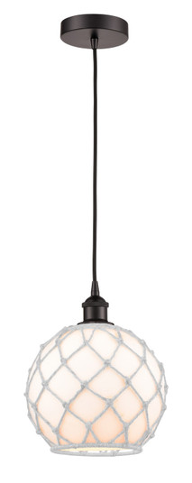 Edison One Light Mini Pendant in Oil Rubbed Bronze (405|616-1P-OB-G121-10RW)