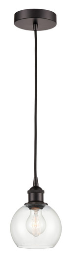 Edison One Light Mini Pendant in Oil Rubbed Bronze (405|616-1P-OB-G122-6)