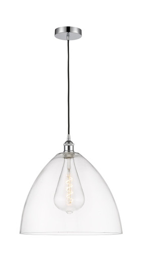 Edison One Light Pendant in Polished Chrome (405|616-1P-PC-GBD-162)