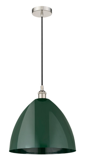 Edison One Light Mini Pendant in Polished Nickel (405|616-1P-PN-MBD-16-GR)