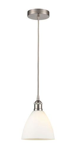 Edison One Light Mini Pendant in Brushed Satin Nickel (405|616-1P-SN-GBD-751)