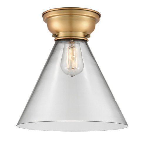 Franklin Restoration One Light Flush Mount in Brushed Brass (405|623-1F-BB-G42-L)